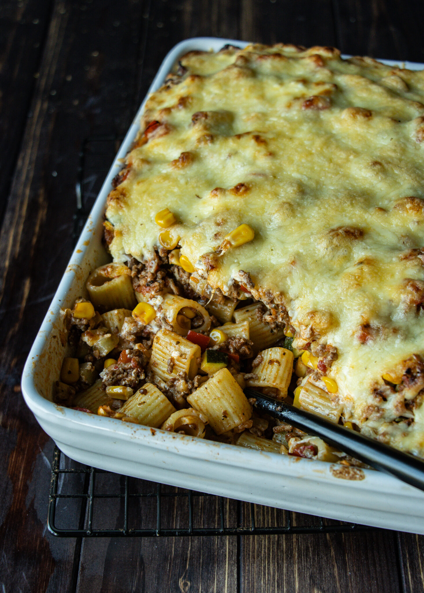 Nudelauflauf mit Hackfleisch und Gemüse - deichmadame.de